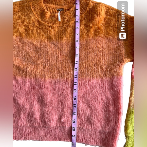Free People Autumn Sky Fuzzy Sweater | Size Small - Picture 9 of 16